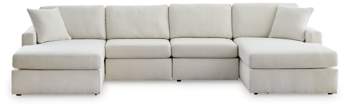 Modmax Oyster 4-Piece Sectional with Chaise from Ashley Furniture - Luna Furniture