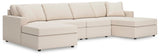 Modmax Oyster 4-Piece Sectional with Chaise from Ashley Furniture - Luna Furniture
