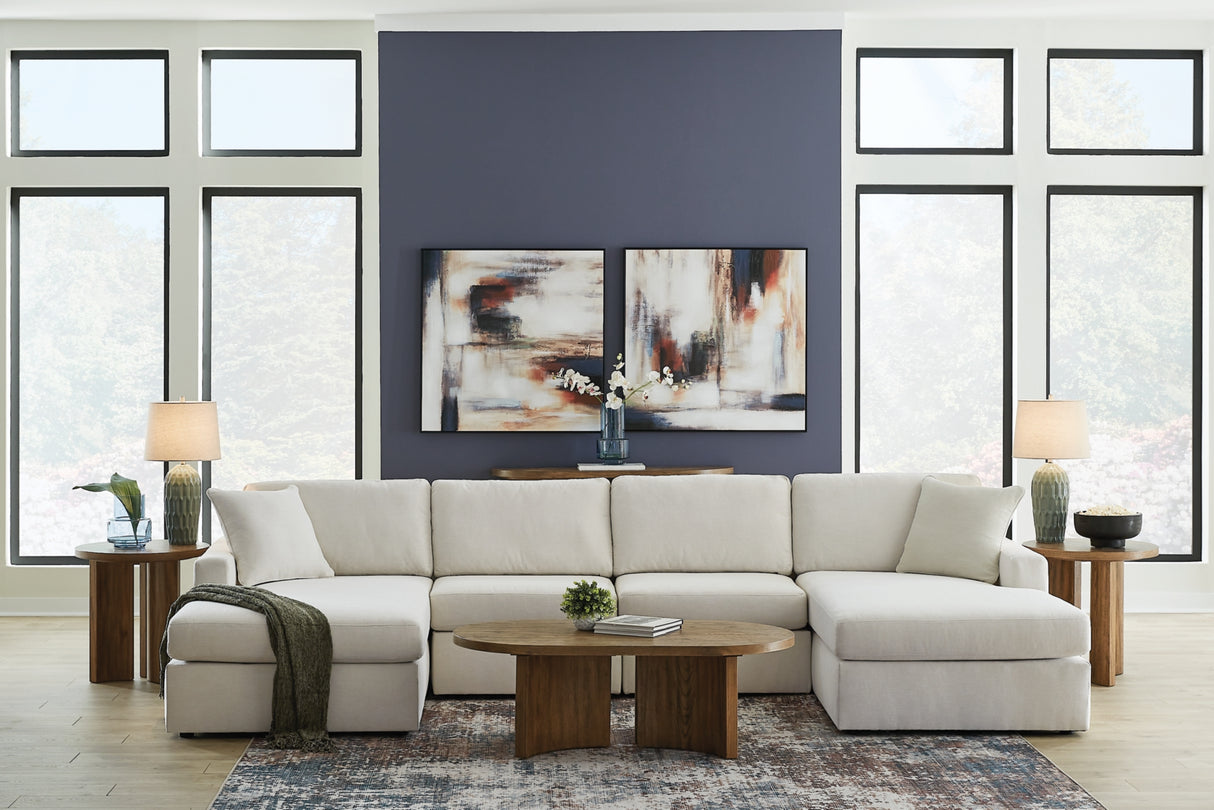 Modmax Oyster 4-Piece Sectional with Chaise from Ashley Furniture - Luna Furniture