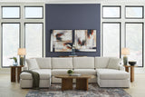 Modmax Oyster 4-Piece Sectional with Chaise from Ashley Furniture - Luna Furniture