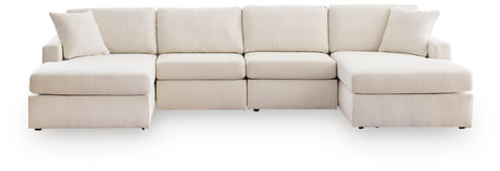 Modmax Oyster 4-Piece Double Storage Chaise Sectional from Ashley - Luna Furniture
