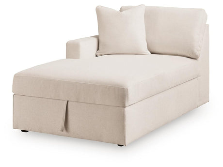 Modmax Oyster Left-Arm Facing Corner Chaise with Storage from Ashley - Luna Furniture