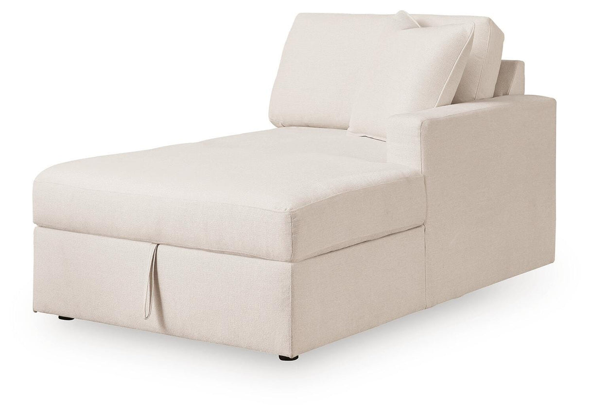 Modmax Oyster Right-Arm Facing Corner Chaise with Storage from Ashley - Luna Furniture