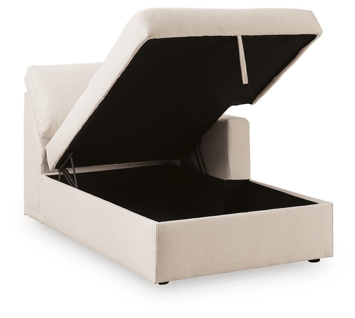 Modmax Oyster Right-Arm Facing Corner Chaise with Storage from Ashley - Luna Furniture