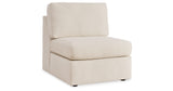 Pillar Peak Oyster Armless Chair from Ashley - Luna Furniture