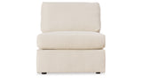 Pillar Peak Oyster Armless Chair from Ashley - Luna Furniture