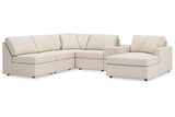 Modmax Oyster 6-Piece Sectional with Chaise from Ashley - Luna Furniture