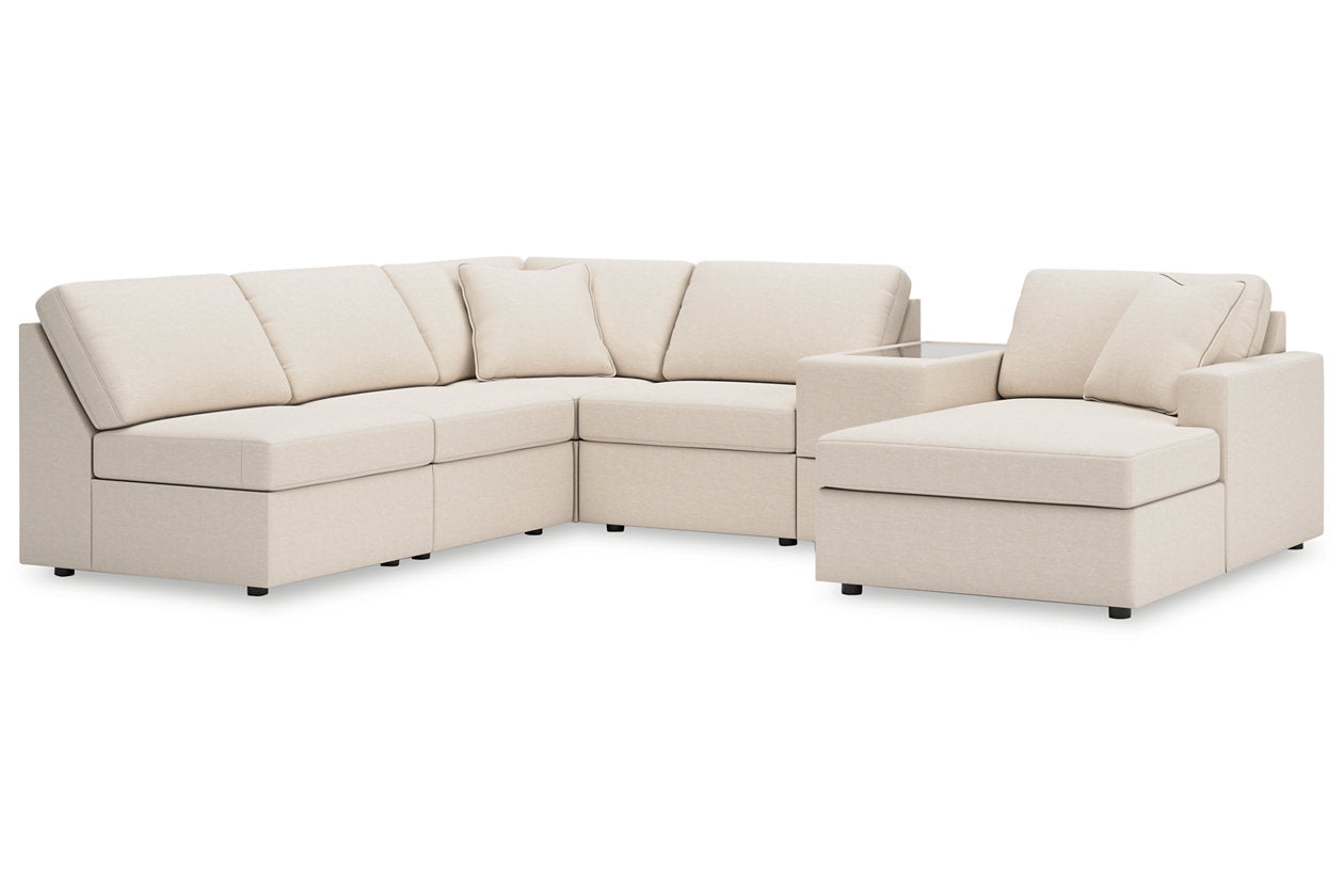 Modmax Oyster 6-Piece Sectional with Chaise from Ashley - Luna Furniture