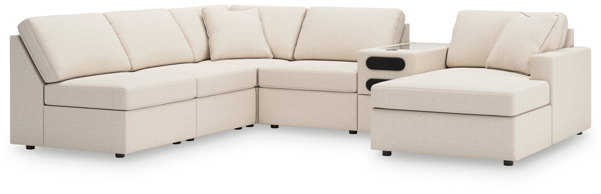 Modmax Oyster 6-Piece Sectional with Chaise from Ashley - Luna Furniture
