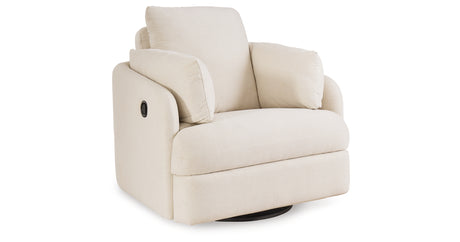 Pillar Peak Oyster Swivel Glider Recliner from Ashley - Luna Furniture