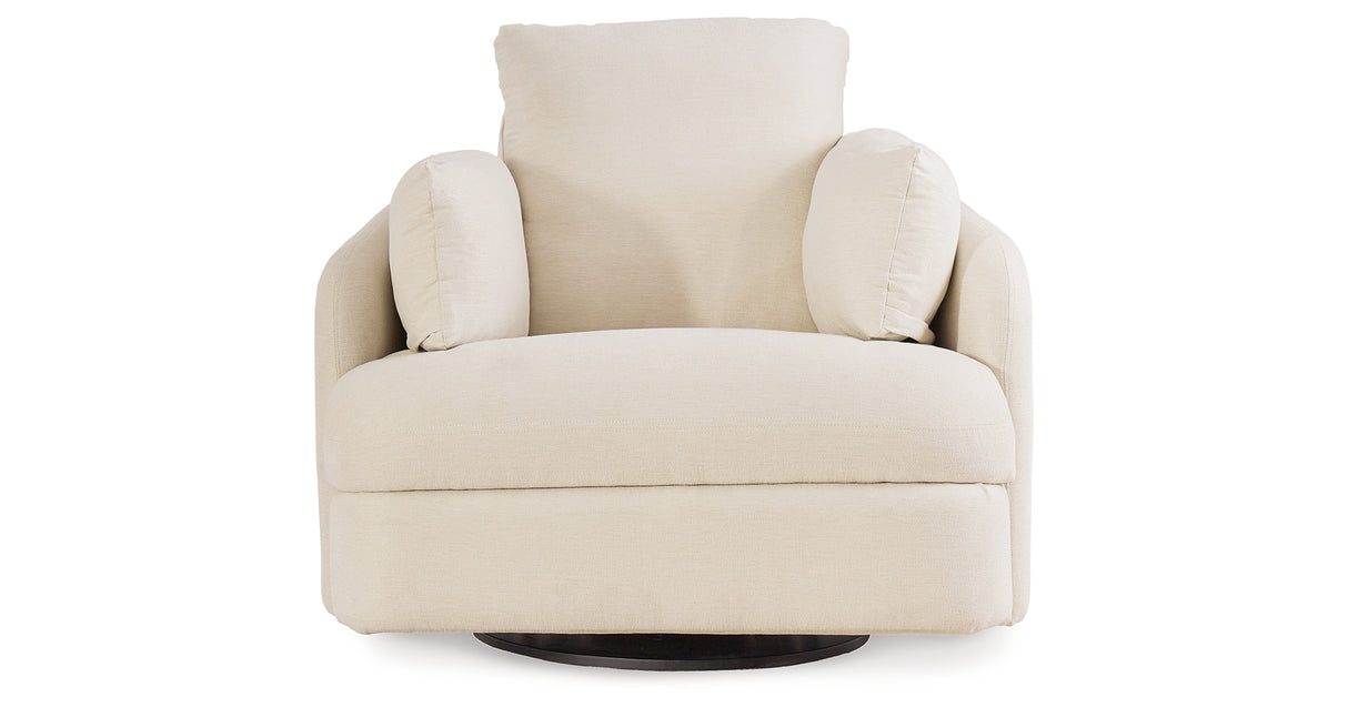 Pillar Peak Oyster Swivel Glider Recliner from Ashley - Luna Furniture