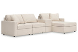 Modmax Oyster 4-Piece Sectional with Chaise from Ashley - Luna Furniture