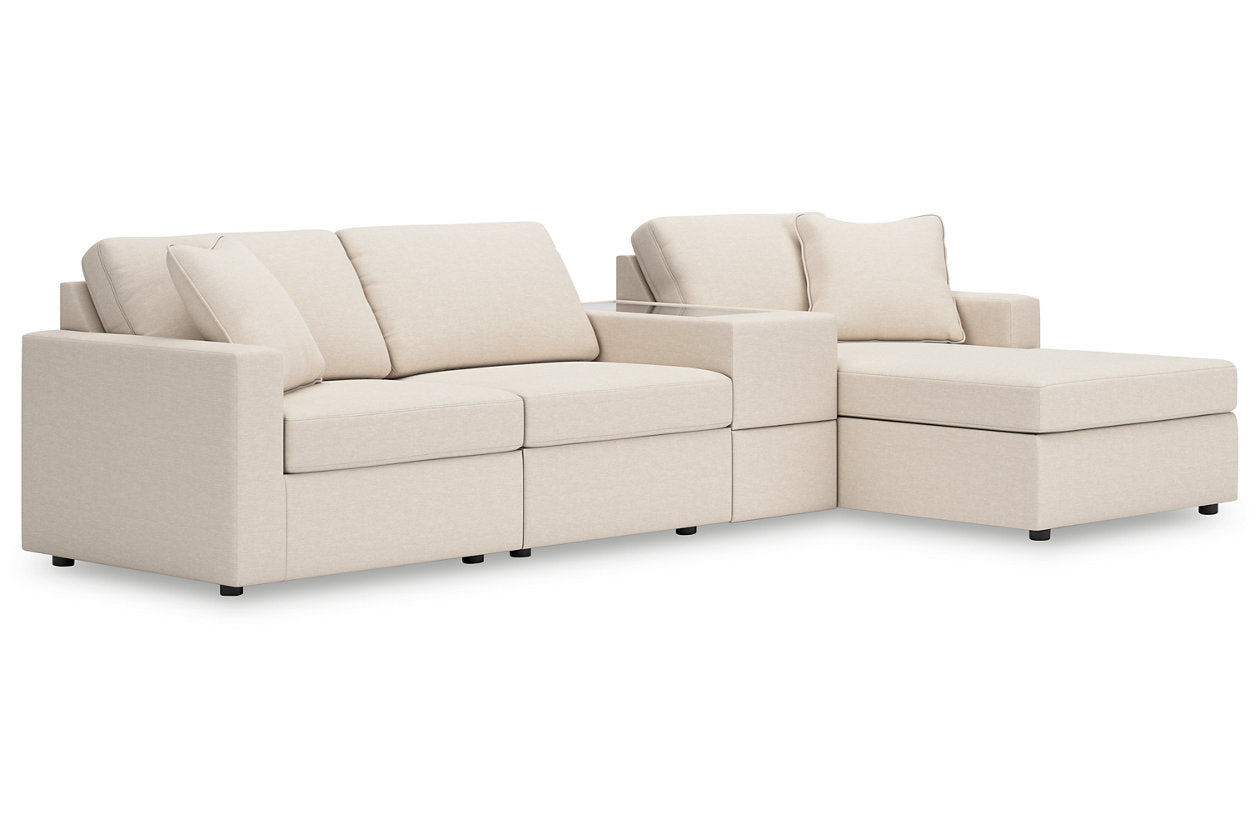 Modmax Oyster 4-Piece Sectional with Chaise from Ashley - Luna Furniture