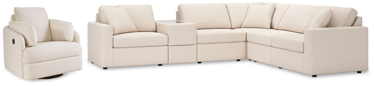 Modmax Oyster 6-Piece Sectional with Recliner from Ashley - Luna Furniture