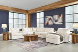 Modmax 6-Piece LAF Sectional with Ottoman in Oyster from Ashley - Luna Furniture