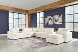 Modmax 8-Piece Sectional with Ottoman in Oyster from Ashley - Luna Furniture
