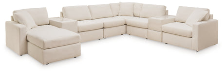 Modmax 8-Piece Sectional with Ottoman in Oyster from Ashley - Luna Furniture