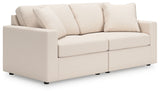 Modmax Sofa, Loveseat and Recliner in Oyster from Ashley - Luna Furniture