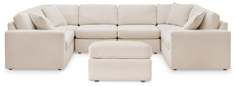 Modmax 6-Piece Symmetrical Sectional with Ottoman in Oyster from Ashley - Luna Furniture