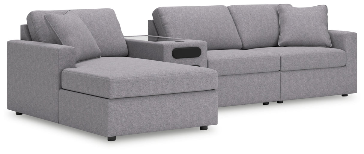 Modmax Granite 4-Piece Sectional with Chaise from Ashley Furniture - Luna Furniture
