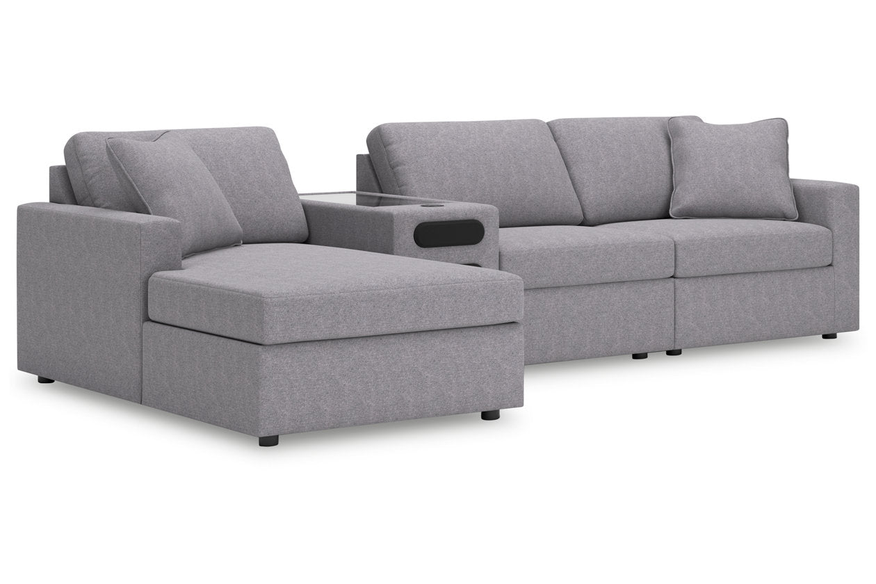 Modmax Granite 4-Piece Sectional with Chaise from Ashley - Luna Furniture