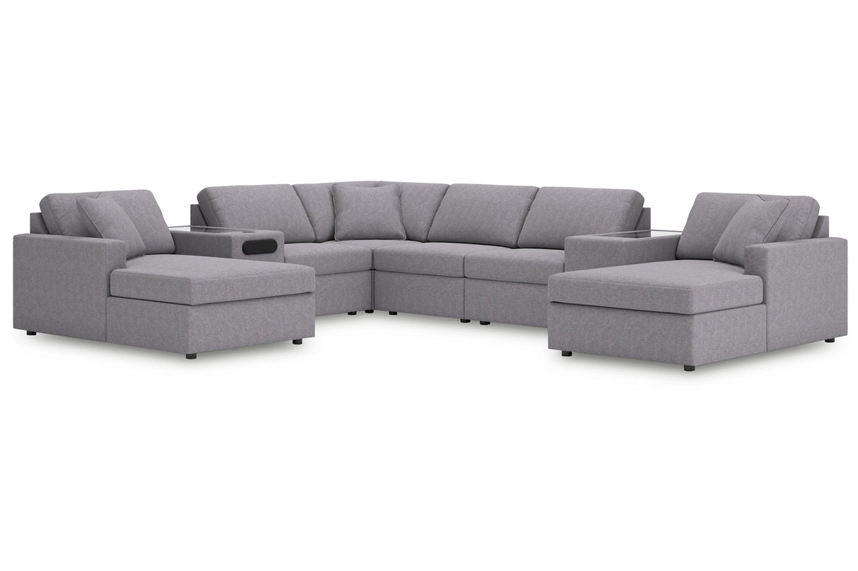 Modmax Granite 8-Piece Sectional with Chaise from Ashley - Luna Furniture