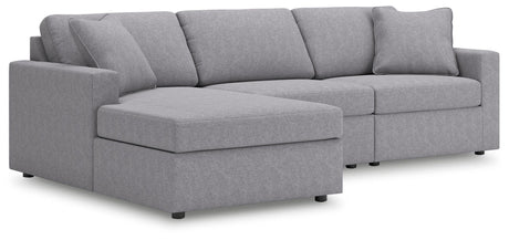 Modmax Granite 3-Piece Sectional Sofa Storage Chaise from Ashley - Luna Furniture