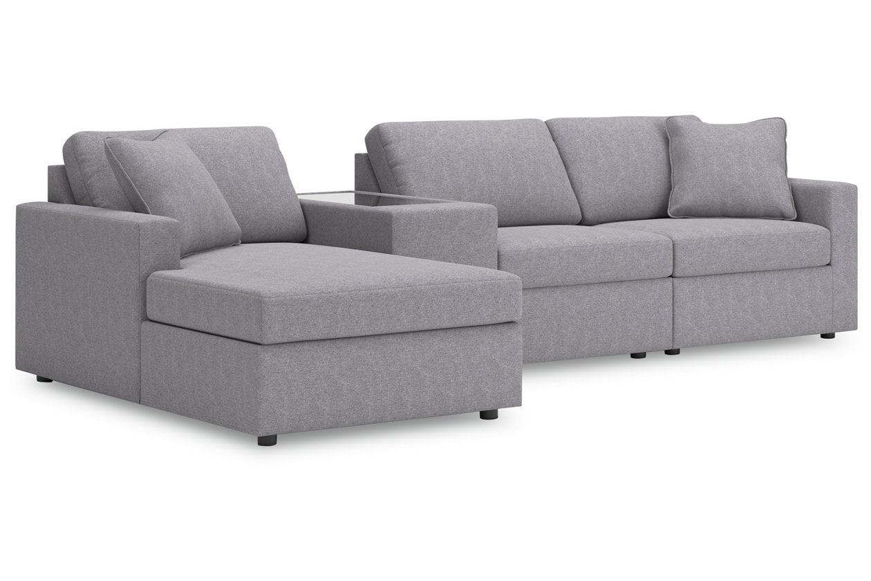 Modmax Granite 4-Piece Sectional with Chaise from Ashley - Luna Furniture