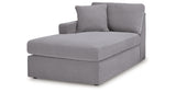 Modmax Granite Left-Arm Facing Corner Chaise from Ashley - Luna Furniture