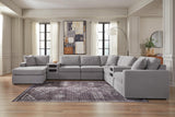 Modmax Granite 8-Piece Sectional with Storage Chaise and Audio Consoles from Ashley - Luna Furniture