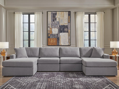 Modmax Granite 4-Piece Double Storage Chaise Sectional from Ashley - Luna Furniture