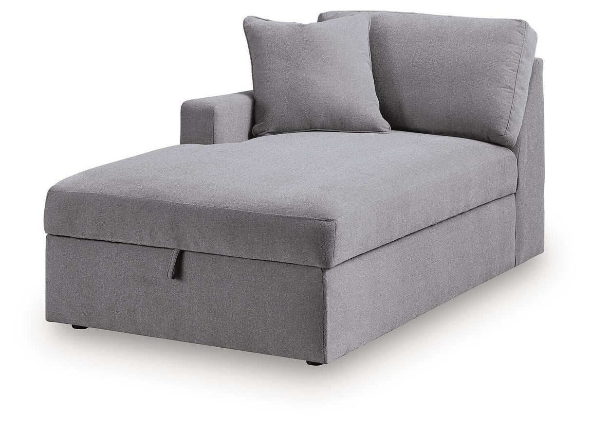 Modmax Granite Left-Arm Facing Corner Chaise with Storage from Ashley - Luna Furniture
