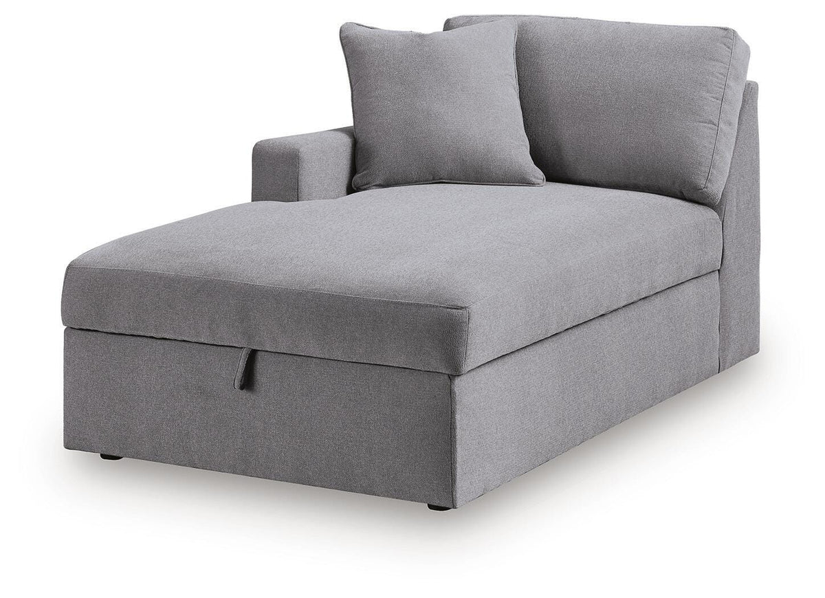 Modmax Granite 8-Piece Sectional with Storage Chaise and Audio Consoles from Ashley - Luna Furniture