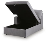 Modmax Granite Left-Arm Facing Corner Chaise with Storage from Ashley - Luna Furniture