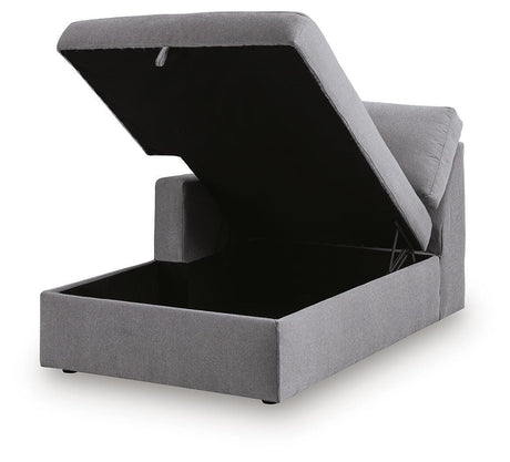 Modmax Granite Left-Arm Facing Corner Chaise with Storage from Ashley - Luna Furniture