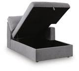 Modmax Granite Right-Arm Facing Corner Chaise with Storage from Ashley - Luna Furniture