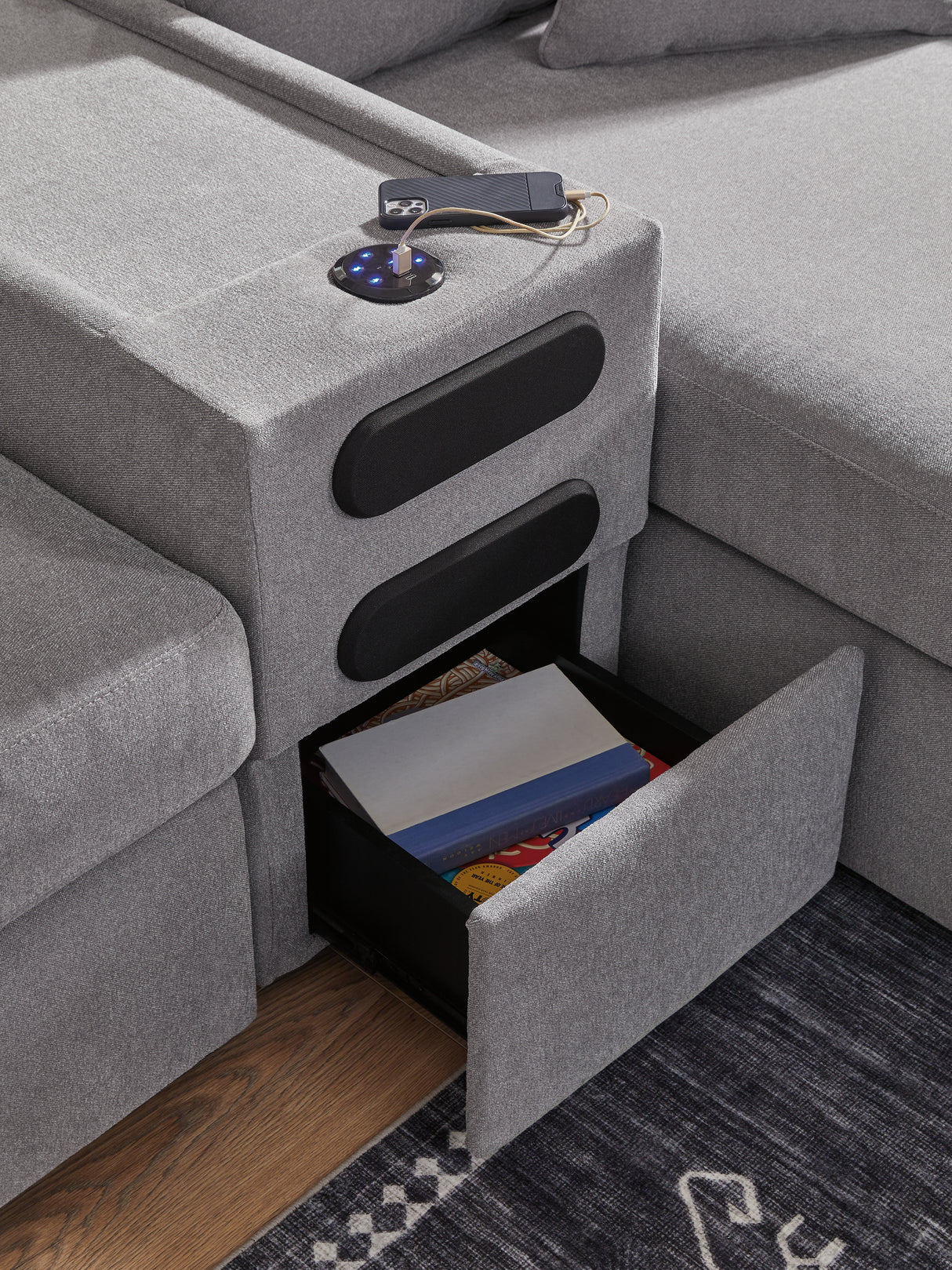 Modmax Granite 6-Piece Sectional from Ashley - Luna Furniture