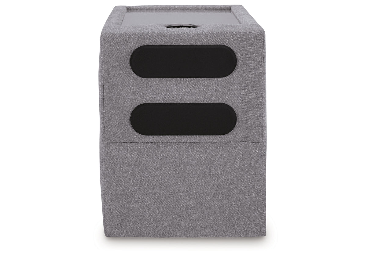 Modmax Granite Console with Audio System from Ashley Furniture - Luna Furniture