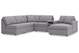 Modmax Granite 6-Piece Sectional with Chaise from Ashley - Luna Furniture