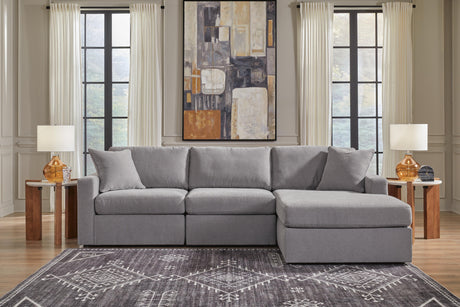 Modmax Granite 3-Piece Sectional Sofa Storage Chaise from Ashley - Luna Furniture
