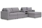 Modmax Granite 4-Piece Sectional with Chaise from Ashley - Luna Furniture