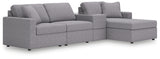 Modmax Granite 4-Piece Sectional with Chaise from Ashley Furniture - Luna Furniture