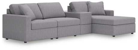 Modmax Granite 4-Piece Sectional with Chaise from Ashley - Luna Furniture