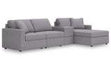 Modmax Granite 4-Piece Sectional with Chaise from Ashley - Luna Furniture