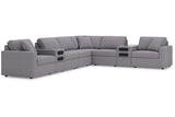 Modmax Granite 8-Piece Sectional from Ashley - Luna Furniture