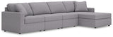 Modmax Granite 4-Piece Sectional with Chaise from Ashley - Luna Furniture
