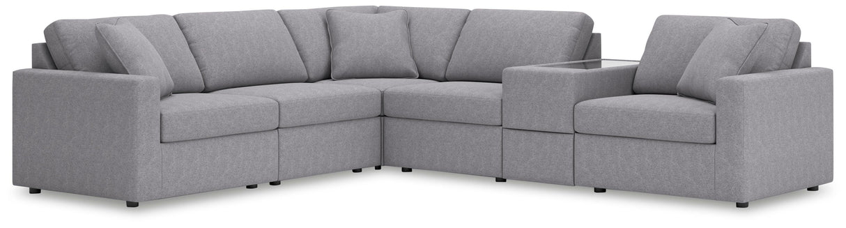 Modmax Granite 6-Piece Sectional from Ashley Furniture - Luna Furniture