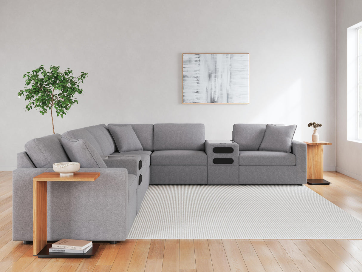 Modmax Granite 8-Piece Sectional from Ashley Furniture - Luna Furniture