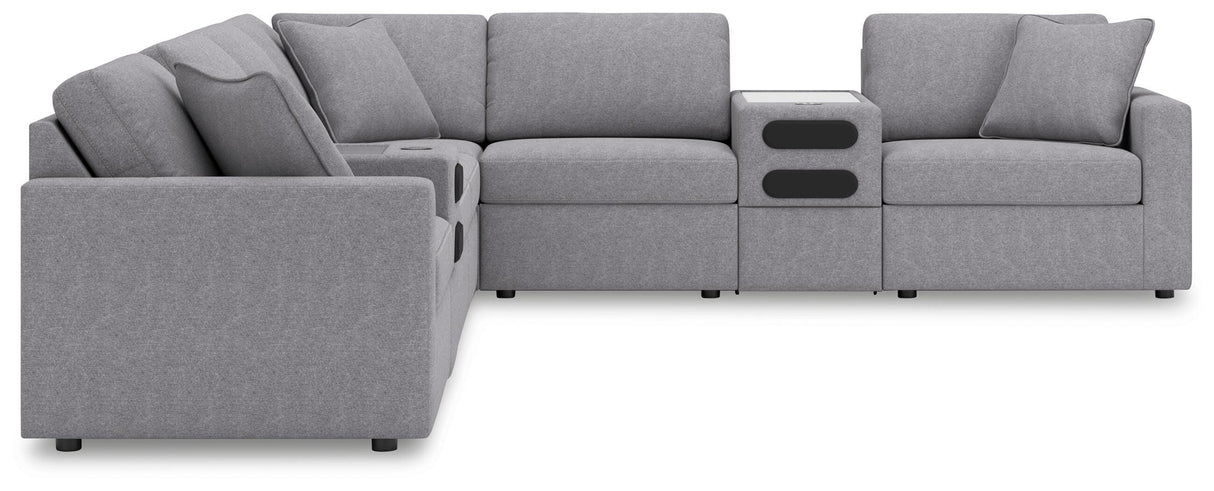 Modmax Granite 8-Piece Sectional from Ashley Furniture - Luna Furniture