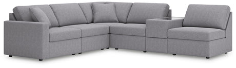 Modmax Granite 6-Piece Sectional from Ashley Furniture - Luna Furniture